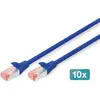 Image de Digitus Câble de réseau (S/FTP, CAT6, 0.50 m), Câble réseau
