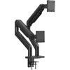 Image de Digitus Support d'écran double, 2x 45", 2x 20 kg (Tables, 45", 10 kg), Support de moniteur, Noir