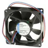 Image de Papst VENTILATEUR,35CU.M/H 12VCC (80 mm), Ventilateur PC, Noir