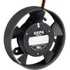 Image de SEPA Mini-ventilateur HighTech (40 mm, 1x), Ventilateur PC, Noir