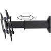 Image de SpeaKa Professional Support TV mural extensible 94cm (37") - 177,8 cm (70") (Mur, 40 kg, 37" - 70"), Support mural pour TV, Noir
