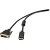 Image de Renkforce Câble DisplayPort vers DVI 1.8 m (1.80 m), Câble vidéo, Noir