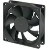 Image de Tru Components Ventilateur axial 12 V/DC 42 m³/h (L (80 mm, 1x), Ventilateur PC, Noir
