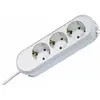 Image de Bachmann, Multiprise, SMART power strip 3-fold white 5.0 m 387.272 SMART 3xSchutzkontakt white power, without switch, Zu (3x, CEE 7/3, 5 m)