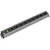 Image de Bachmann, Multiprise, HANDWERKER Multiprise, 9x, avec interrupteur (9x, CEE 7/3, 2 m)