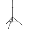 Image de K&M Pied pour enceintes, réglable de 137 à 218 cm (1 pièce, Support, Réglable en hauteur), Pied + support mural pour enceinte, Noir
