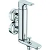 Image de Kludi, Robinetterie de salle de bains, WF u Brause-Einhandmischer OBJEKTA DN 15 Ver Blockarmatur Stm 75mm chrom