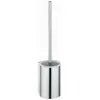 Image de Keuco, Brosse WC, Ensemble brosse WC Plan avec insert plastique noir 14972170200 aluminium argent anodisé/