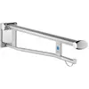 Image de Keuco, Poignées + Aides pour la salle de bain, Barre d'appui PLAN CARE WC 700mm li ext. alu sil-elo/sw