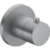 Image de Keuco, Robinetterie de salle de bains, Mitigeur thermostatique IXMO UP rosace ronde alu-fin