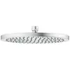 Image de Keuco, Pommeau de douche, Douche de tête ronde 250mm alu-fin (1 Type de jet, 15 l/min)