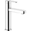 Image de Keuco, Robinetterie de salle de bains, IXMO Flat Mitigeur monocommandé pour lavabo 130, sans vidage à tirette, saillie 124mm