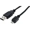 Image de Helos Câble USB 2.0 USB-A mâle/USB-B micro mâle 1,0 m USB 2.0, noir (1 m, USB 2.0), Câble USB