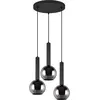 Image de Trio, Suspension, 310390332Pendelle noire 'Clayton' 3flg (E27)