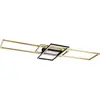 Image de Trio, Applique + plafonnier, Plafonnier Irvine, 7100 lm, 3000-6500 K, LED 60 W, laiton mat/noir mat (7100 lm)