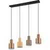 Image de Trio, Suspension, Lampe à Suspendre Agudo 4-Pc E27 Multicolore (E27)