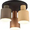 Image de Trio, Applique + plafonnier, Lampe De Plafond Agudo 3-Pc E27 Multicolore (E27)