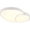 Image de Trio, Applique + plafonnier, Rise LED Plafonnier 45W dimmable Blanc Mat CCT couleur de lumière réglable Veilleuse (5300 lm)