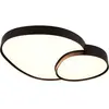 Image de Trio, Applique + plafonnier, Rise LED Plafonnier 45W dimmable Noir Mat CCT couleur de lumière réglable Veilleuse (5300 lm)