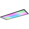 Image de Reality, Applique + plafonnier, Plafonnier LED Beta 31W dimmable noir mat CCT couleur de lumière réglable Veilleuse 80cm (3550 lm)