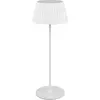 Image de Trio, Lampe de table, Reality Leuchten LED Extérieur Batterie Lampe de table Suarez R57706131, Métal Blanc mat, incl. 1.5
