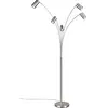 Image de Trio, Lampadaire, Marley - Stehlampe - Nickelmatte - exkl. (GU10)