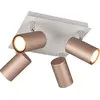 Image de Trio, Applique + plafonnier, Plafonnier Marley 4flg coffee (GU10)