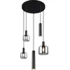 Image de Trio, Suspension, MATARO - Hanglamp - Zwart mat - excl. 1x E27 4,9 W - Plafondbevestiging - In hoogte verstelbaar (E27)