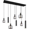Image de Trio, Suspension, MATARO - Hanglamp - Zwart mat - excl. 2x E27 4,9 W - Plafondbevestiging - In hoogte verstelbaar (E14, E27, GU10)