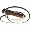 Image de Trio, Applique + plafonnier, LED-Deckenleuchte Darvin 649110132 schwarz, 34 W, 4500 lm, CCT (4500 lm)