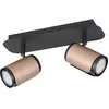 Image de Trio, Applique + plafonnier, 814500265 Gillan GU10 Strahler 2-fach Coffee (25000 lm, GU10)