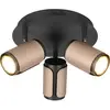 Image de Trio, Applique + plafonnier, 814530365 Gillan GU10 Strahler 3-fach  30cm Coffee (GU10)