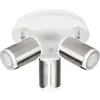 Image de Trio, Applique + plafonnier, 814530307 Gillan GU10 Strahler 3-fach  30cm Nickel Matt (GU10)