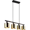 Image de Reality, Suspension, R36304079 Jason E14 Pendelleuchte 4-fach  12cm Goldfarbig (E14)