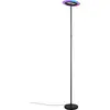 Image de Reality, Lampadaire, LED-Stehleuchte Samba R43411132, 16,5W, 2700... 6500K, 1900lm, CCT, RGB, IP20, schwarz (1900 lm)