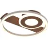 Image de Reality, Plafonnier, LED-Deckenleuchte HORUS, R63671165, 22W, 2500lm, 3000K, coffee (2500 lm)
