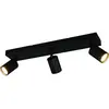 Image de Trio, Applique + plafonnier, 867700332 Soka GU10 Strahler 3-fach Schwarz Matt (GU10)