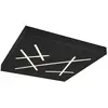 Image de Trio, Plafonnier, 630810132 Snip LED Deckenleuchte 24W dimmbar Schwarz Matt CCT einstellbare Lichtfarbe