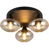 Image de Reality, Plafonnier, R66643013 Divina E14 Deckenleuchte 3-fach  39cm Amberfarbig (E14)