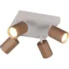 Image de Trio, Applique + plafonnier, 867730465 Soka GU10 Strahler 4-fach  5,5cm Coffee (GU10)