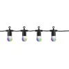Image de Müller Licht, Guirlande lumineuse, Müller-Licht 404075 Base du système de guirlandes lumineuses Extérieur Nombre d'ampoules 12 L (1.24 m)