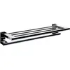 Image de Emco, Porte-serviettes + crochets pour serviettes, Porte-serviettes double SYSTEM 2 600mm chromé