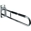 Image de Emco, Poignées + Aides pour la salle de bain, Barre d'appui pliante SYSTEM 2 850mm chrome/noir