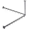 Image de Emco, Tringle à rideau de douche, Ensemble de rideaux de douche SYSTEM 2 900mm chromé