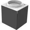 Image de Emco, Lavabo, Evo 450 Lavabo pour invités, noir, 450x450x508mm, 9582275 (450 mm, 450 mm)