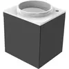 Image de Emco, Lavabo, Evo 450 Lavabo pour invités, noir, 450x450x508mm, 9582275 (450 mm, 450 mm)