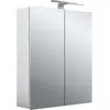 Image de Emco, Armoire de toilette, armoire de toilette LED mee AP 60 cm 2 portes (60 x 21 x 72.70 cm)