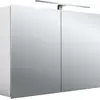 Image de Emco, Armoire de toilette, armoire de toilette LED mee AP 100 cm 2 portes (100 x 21 x 72.70 cm)