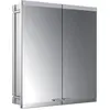 Image de Emco, Armoire de toilette, asis evo Armoire lumineuse de toilette, modèle encastré, 2 portes, 600 mm