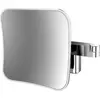Image de Emco, Miroir cosmétique, miroir à raser/de maquillage LED EVO carré modèle mural 2 bras 5x noir